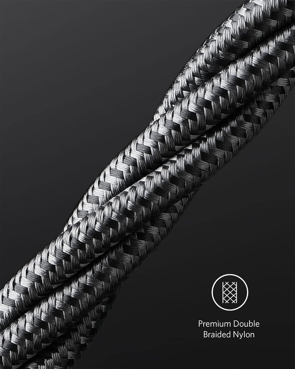 Anker USB C to USB C Charger Cable (6ft/1.8m Nylon), 100W USB 2.0 Type C fast Charging Cable for MacBook Pro, iPhone 17/16/15, iPad Pro, Samsung Galaxy,and More