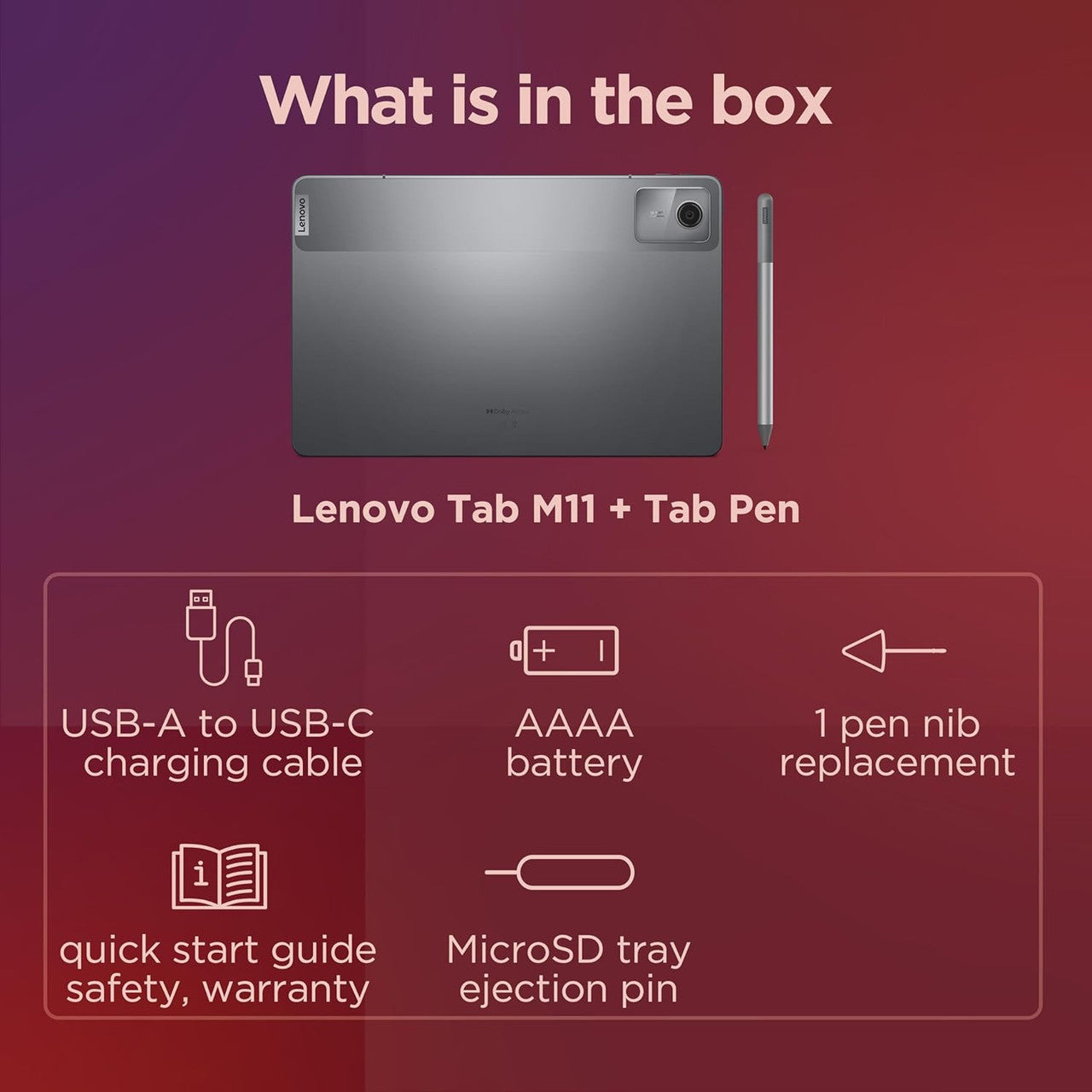 Lenovo Tab M11, Display 10.95 Inch FullHD - (MediaTek Helio G88, 4 GB RAM, 128 GB Memory, WiFi 5, 4G LTE, Tablet Android 13) - Seafoam Green, Exclusive to Amazon, Pen Included