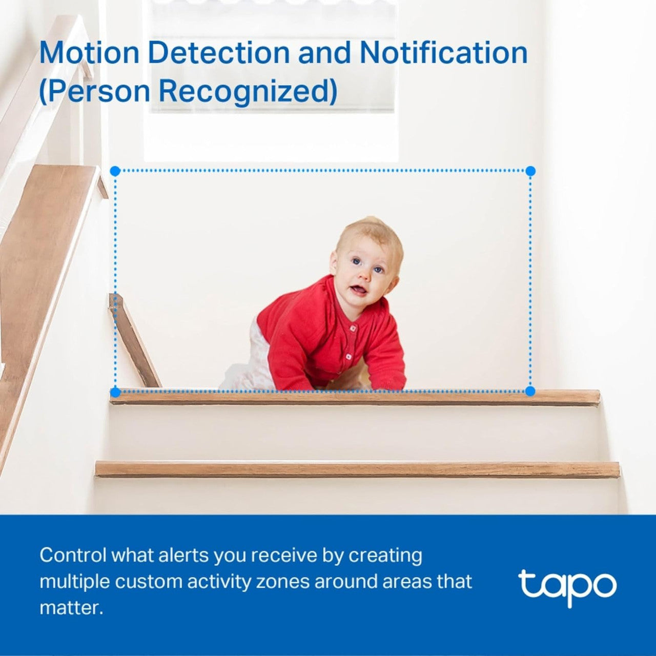 Tapo 2K Pan/Tilt Home Security Wi-Fi Camera, 360° horizontal and 114° vertical range,AI&Baby Cry Detection, 2way audio, Cloud &SD Card Storage up to 256 GB,work with Amazon Alexa&Google (Tapo C210P2)
