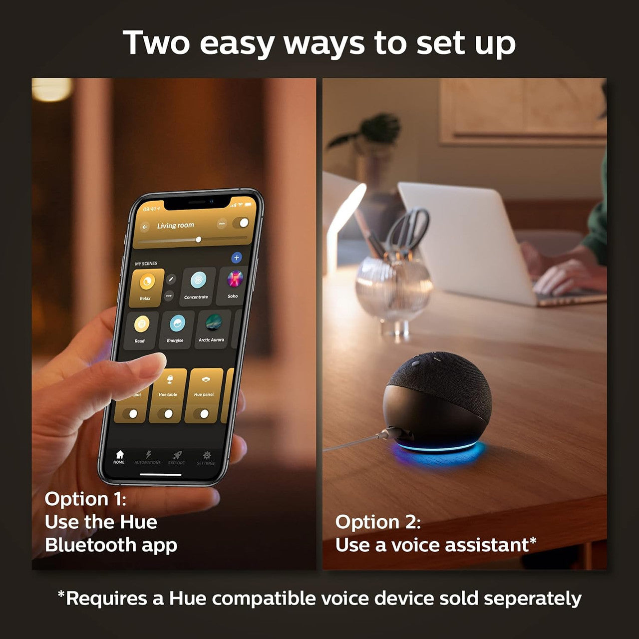 Philips Hue New White Smart Light Bulb 75W - 1100 Lumen (E27 Edison Screw) with Bluetooth. Works with Alexa, Google Assistant, Apple Homekit [Energy Class F]