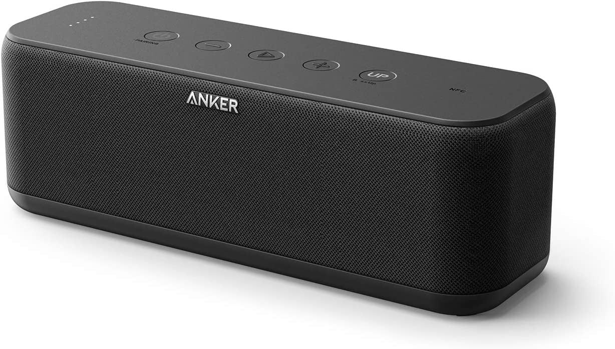Anker Sound Core Boost 20 W BLUETOOTH SPEAKER WITH Bassup Technology, IPX5 Waterproof, Can be Used As Extra Battery, 20 m Range