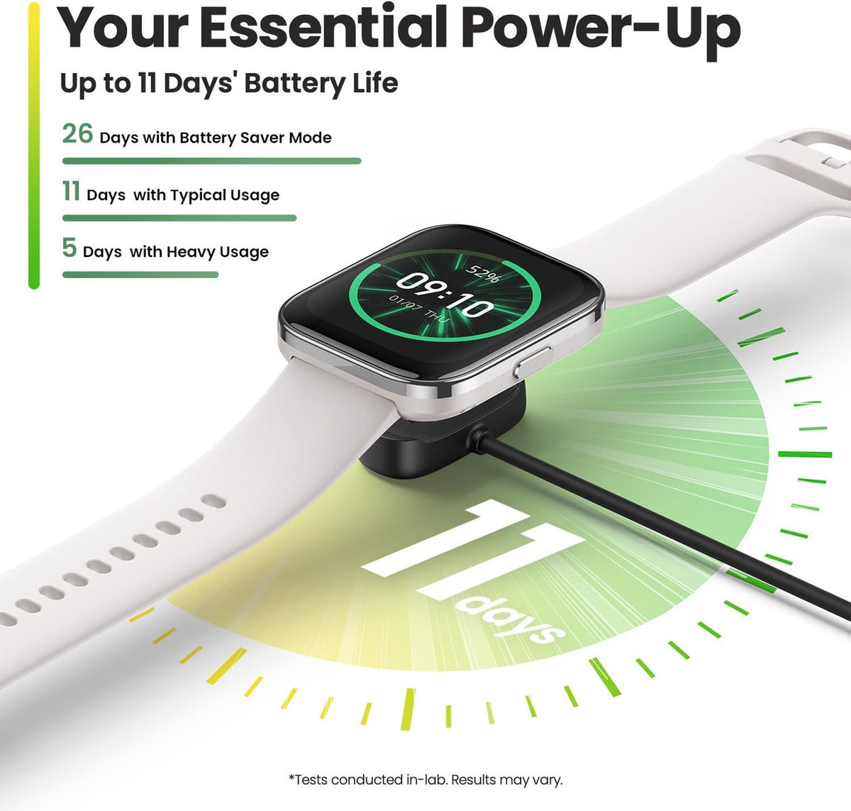 Amazfit Bip 5 Unity 46mm Smart Watch Fitness Activity Tracker With 11-Day Battery, 120+ Sports Modes, Bluetooth Phone Calling, Health Monitoring, Customizable Watch Faces, Black