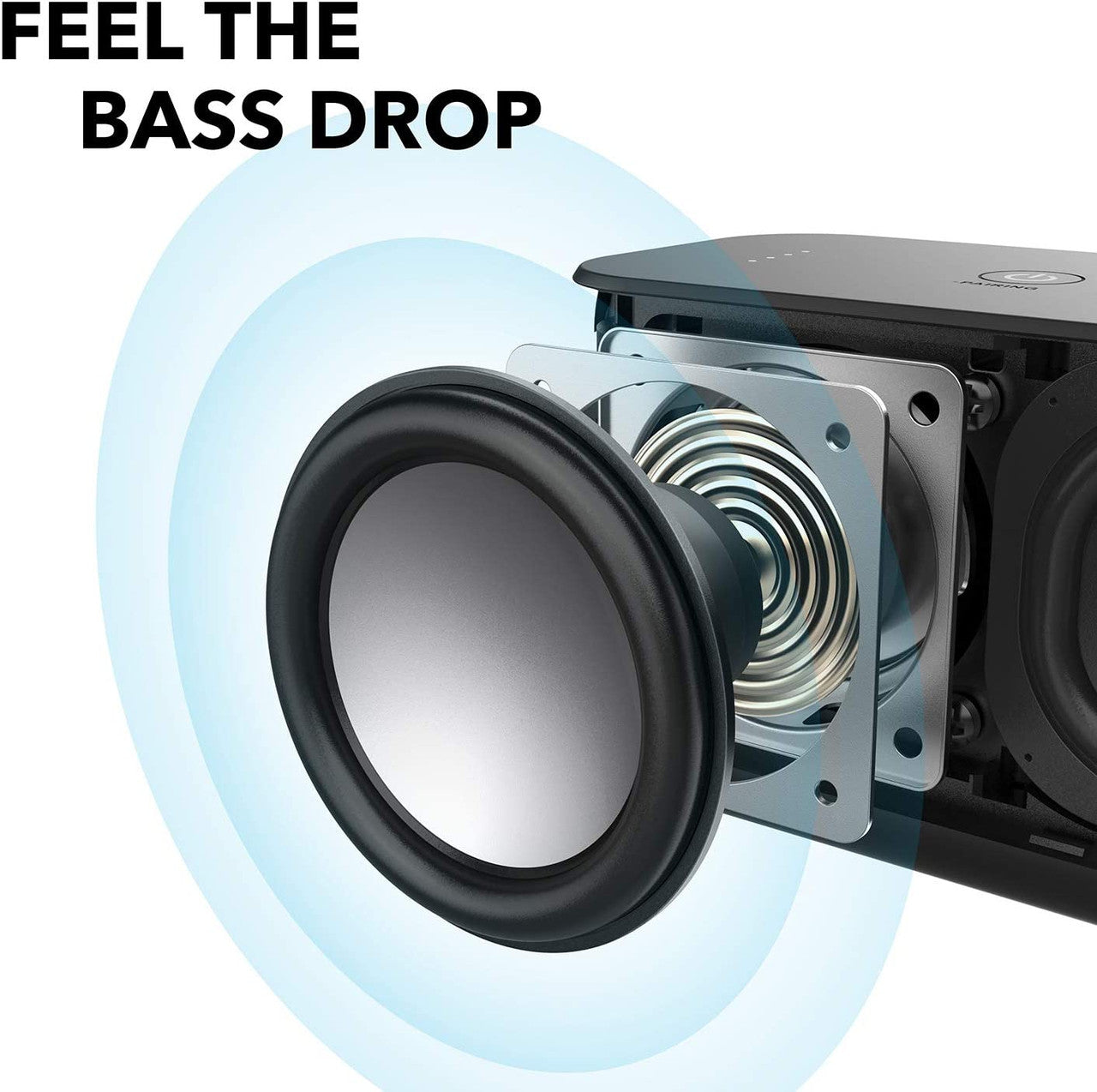 Anker Sound Core Boost 20 W BLUETOOTH SPEAKER WITH Bassup Technology, IPX5 Waterproof, Can be Used As Extra Battery, 20 m Range