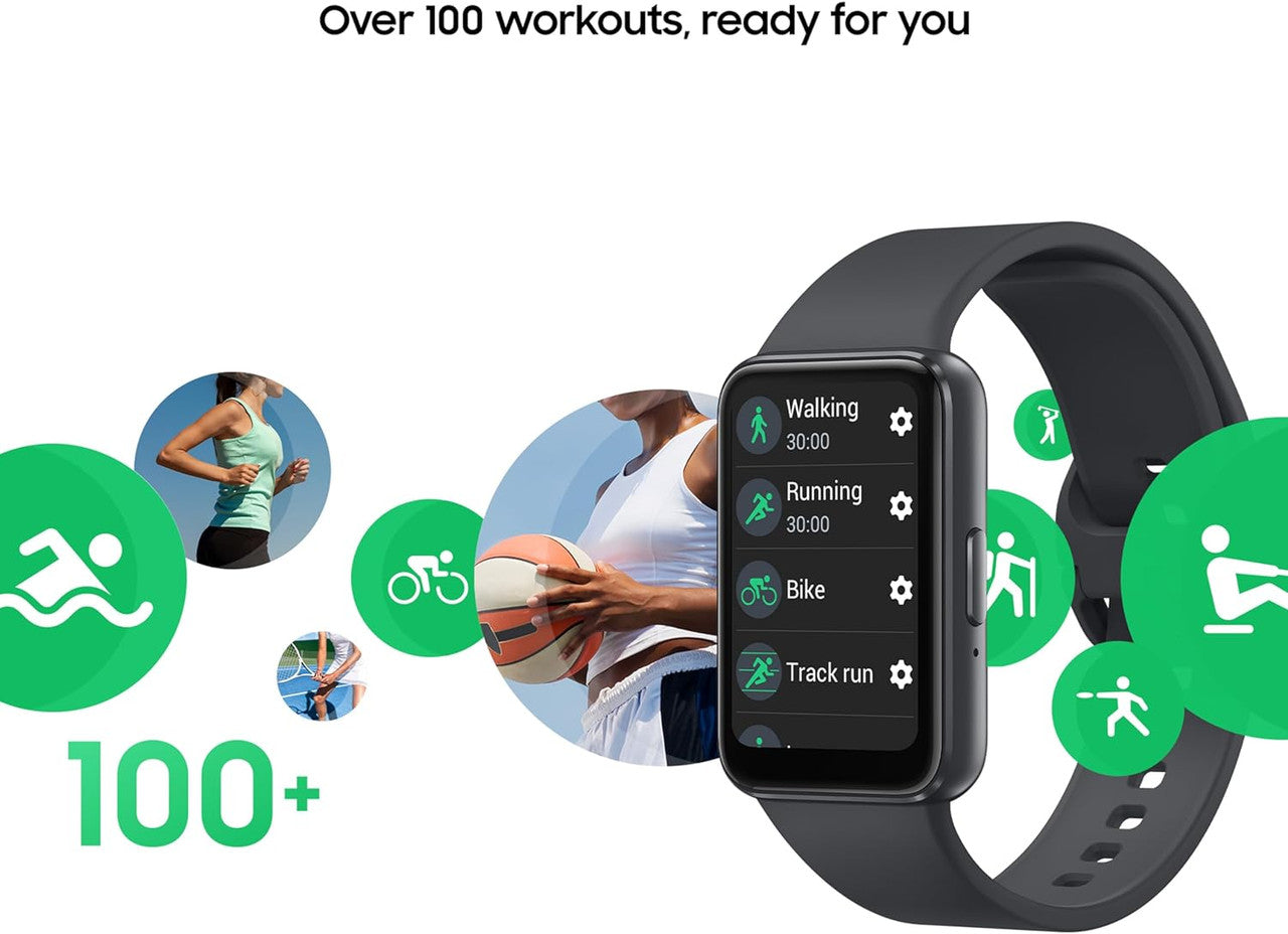 Samsung Galaxy Fit 3, 40mm AMOLED Display with Aluminium Body, Comprehensive Fitness and Health Tracking, Upto 13-Day Battery with Fast Charging, 5ATM & IP68 Rating