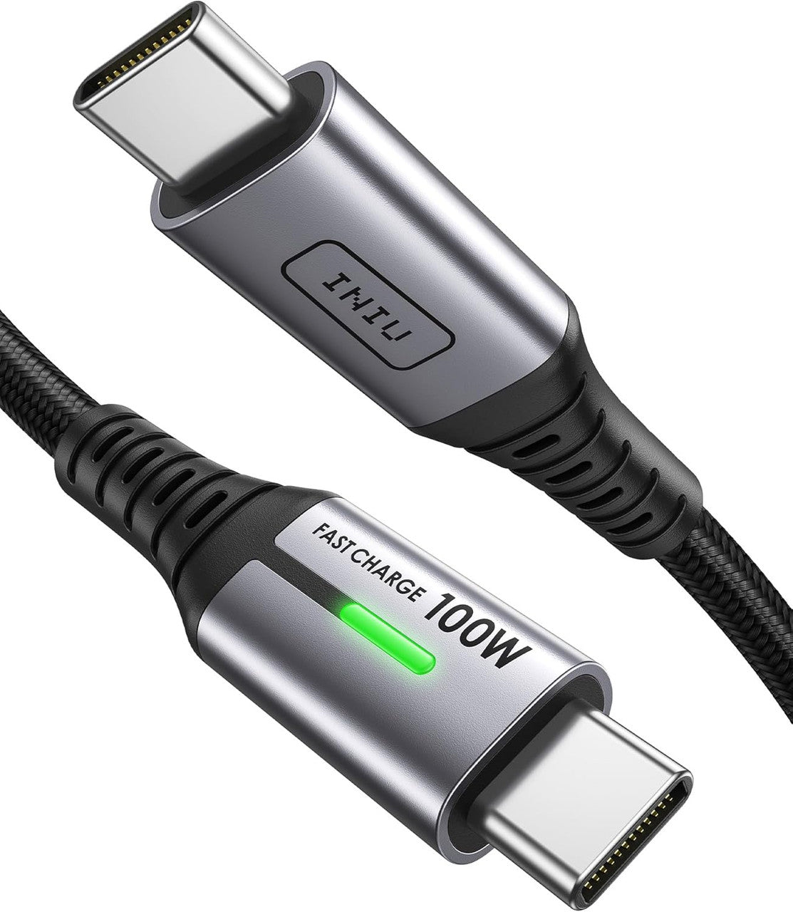 INIU USB C to USB C Charger Cable, [3m] 100W PD3.0 Type C Cable Fast Charging, Phone Charger USB-C Data Lead for MacBook Pro iPad Air iPhone 17 16, Samsung S25 S24 Ultra, Pixel 10 9 Switch PS5 etc.
