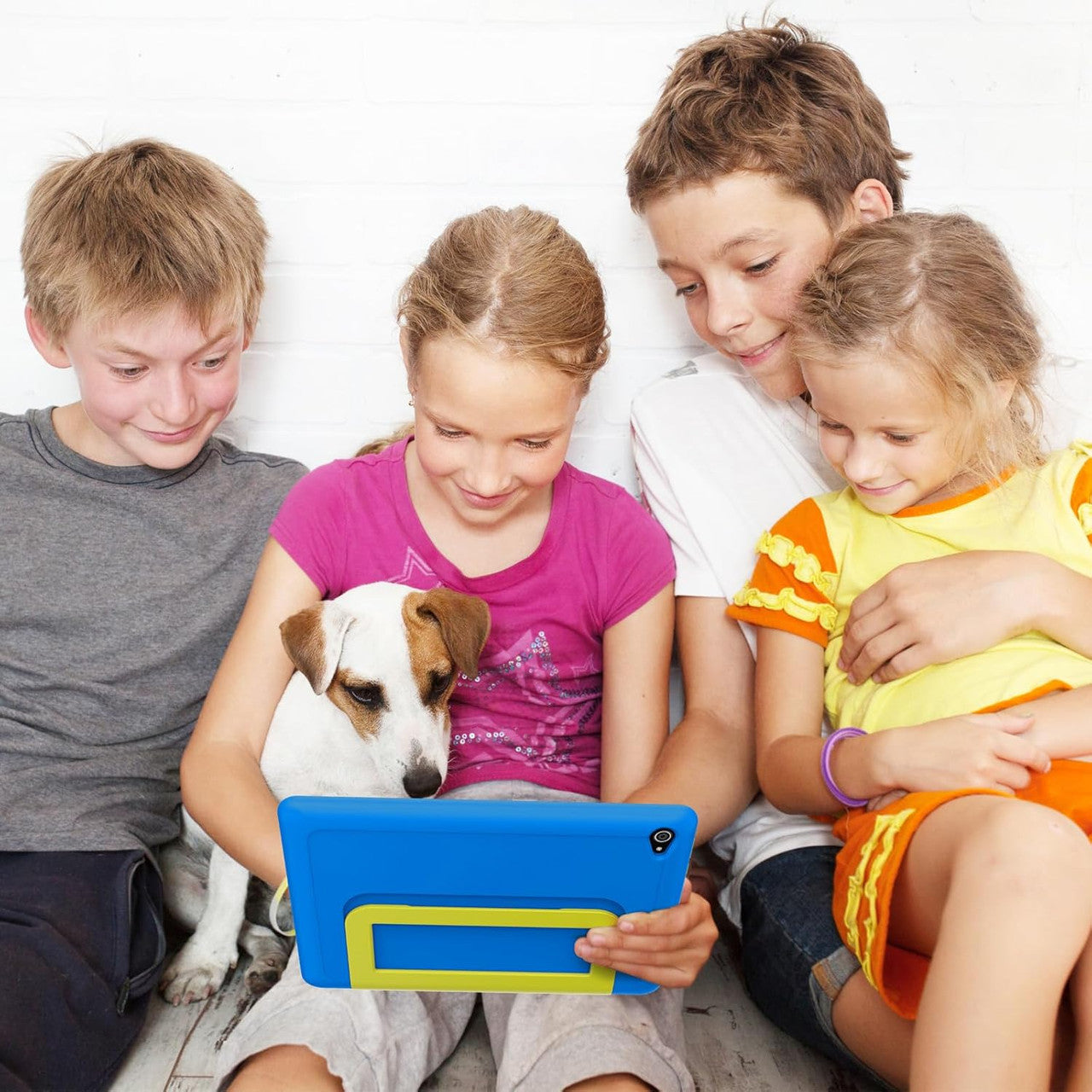 Yicty Children's Tablet, Upgraded Android 14 Tablet, 10 Inch for Children with Protective Case, Octa-Core, 8 + 64 GB 1TF Card Expandable, Dual Camera, Child Lock, Pre-installed KIDOZ, Perfect for kids