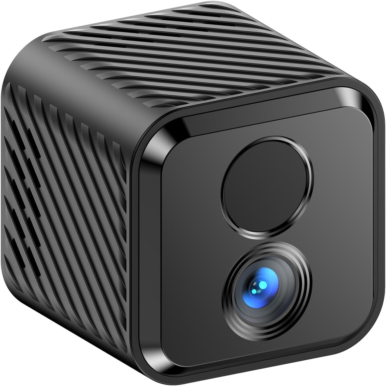 Mini Camera, 4K HD WiFi Surveillance Camera Indoor for Live Transmission Mobile Phone App, WiFi Camera Night Vision Camera with Motion Sensor / Long Battery Life / Cloud Storage Plate [Energy Class A+++]