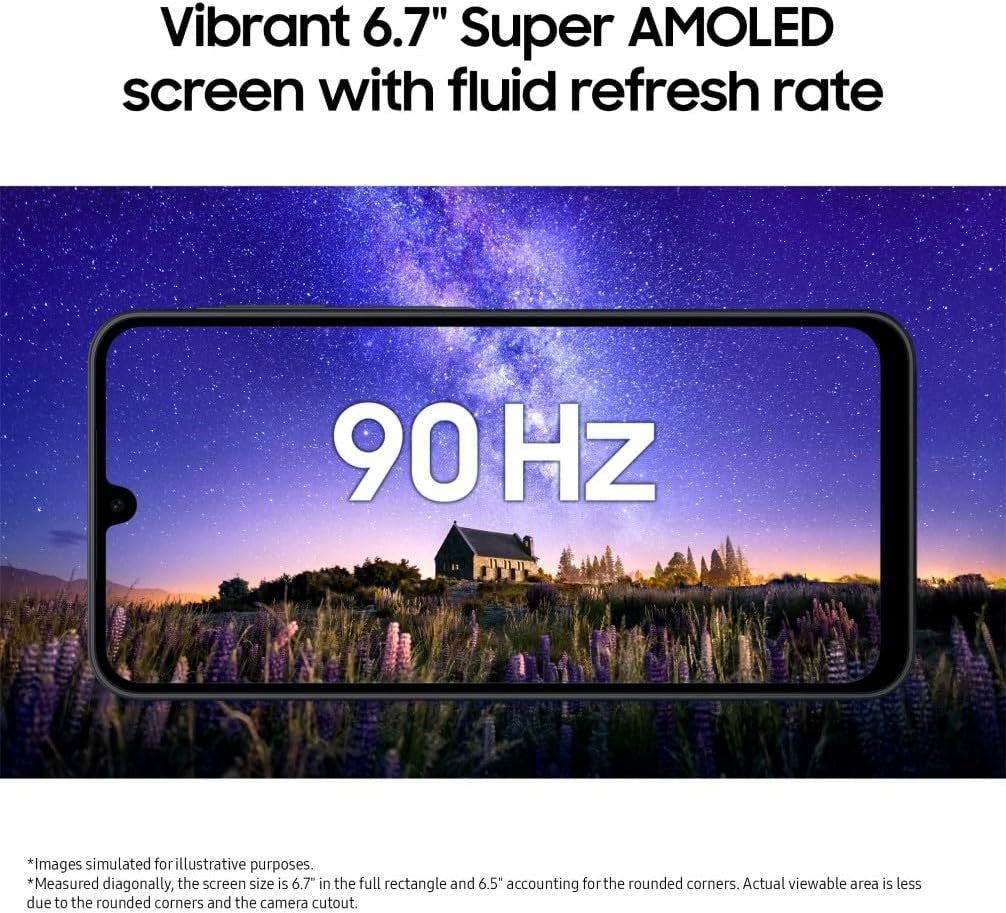 Samsung Galaxy A17 4G Smartphone, 6.7" Display, 4GB RAM, 128GB Storage, Dual SIM