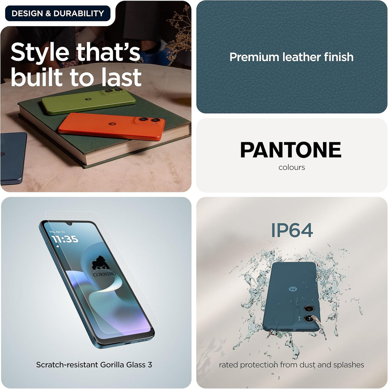 Motorola moto g06, PANTONE Tapestry, 6.88" HD+ Display, 50MP Camera, 12GB RAM Boost, 256 GB Storage, 5200mAh Battery, Android 15, Dolby Atmos® with Co2 offset