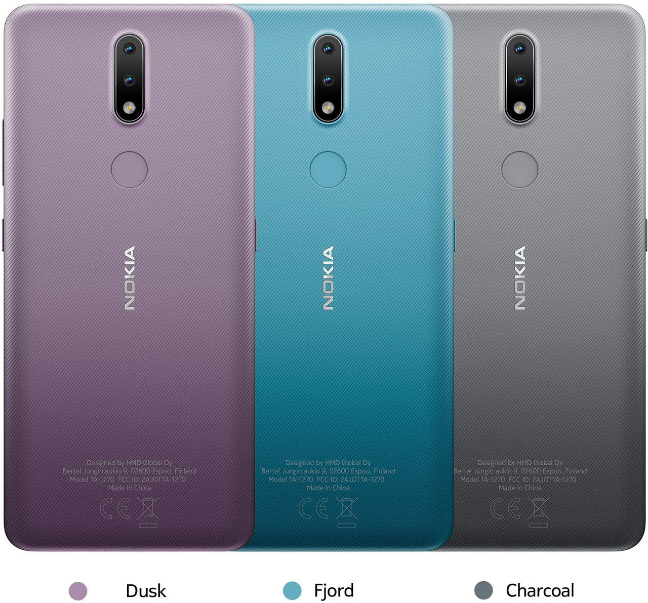 Nokia 2.4 - Smartphone 32GB, 2GB RAM, 2-Day Battery, Dual Sim, Dusk