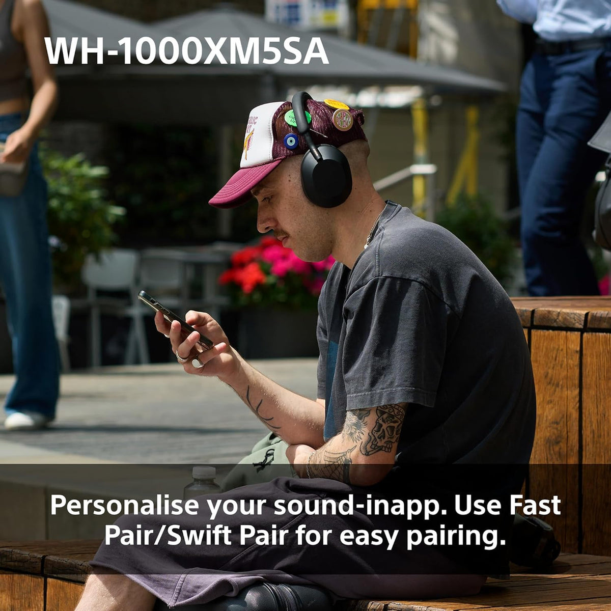 Sony WH-1000XM5SA Special Edition Soft Case Premium Noise Cancelling Wireless Over-Ear Headphones, Bluetooth, Clear Call Quality, Hi-Res Audio, Up to 30hr Battery Life, iOS & Android