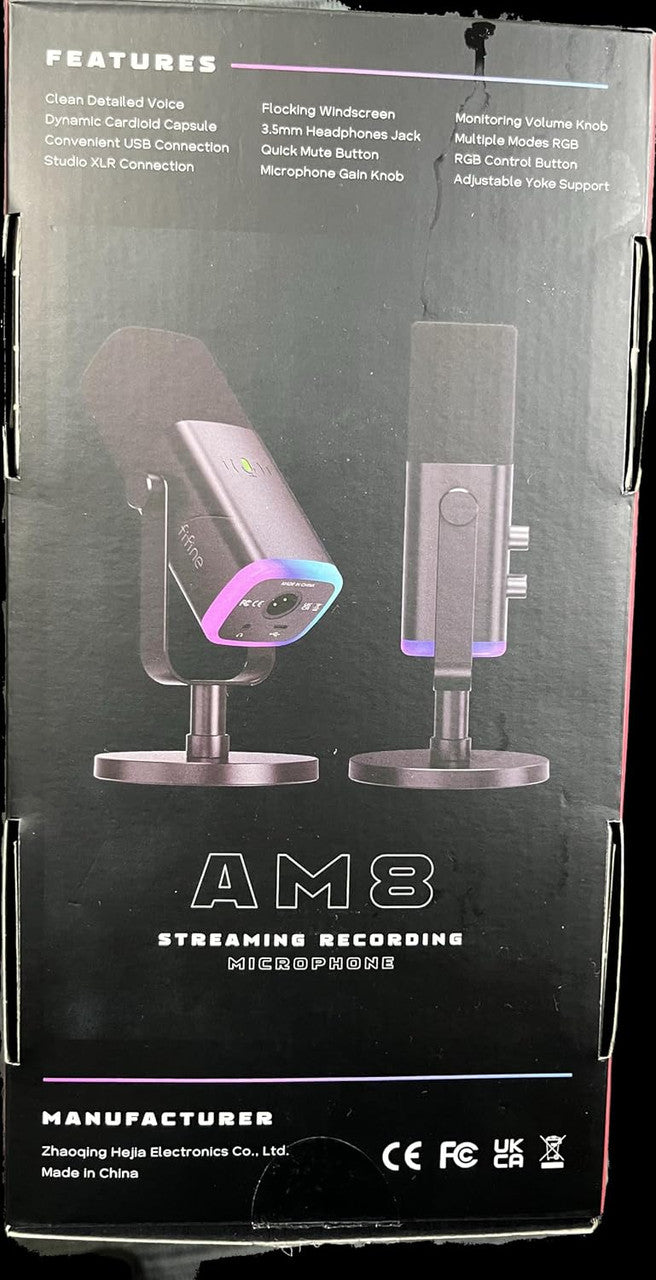 FIFINE XLR USB Gaming Microphone for PC PS4 PS5, Dynamic Streaming Microphone for Podcast Studio for Studio Recording Visit the FIFINE Store