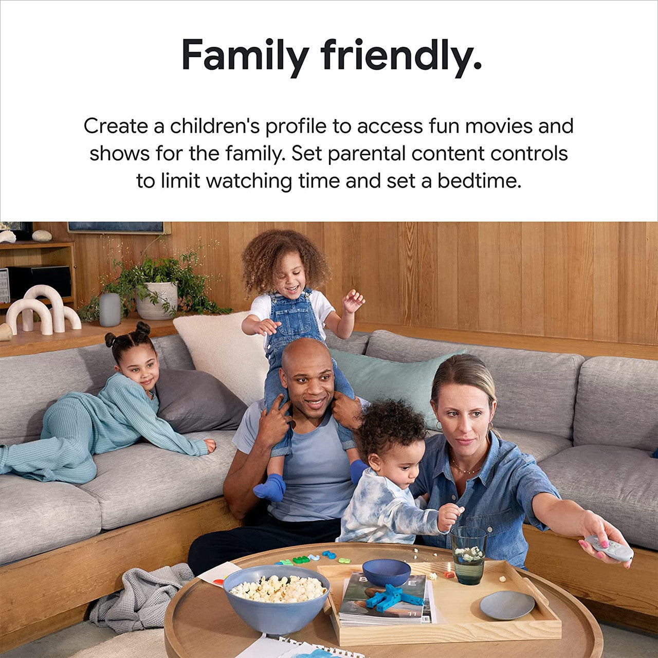 Chromecast with Google TV (HD) Snow – Streaming entertainment on your TV with voice search remote – Watch movies, shows and Netflix