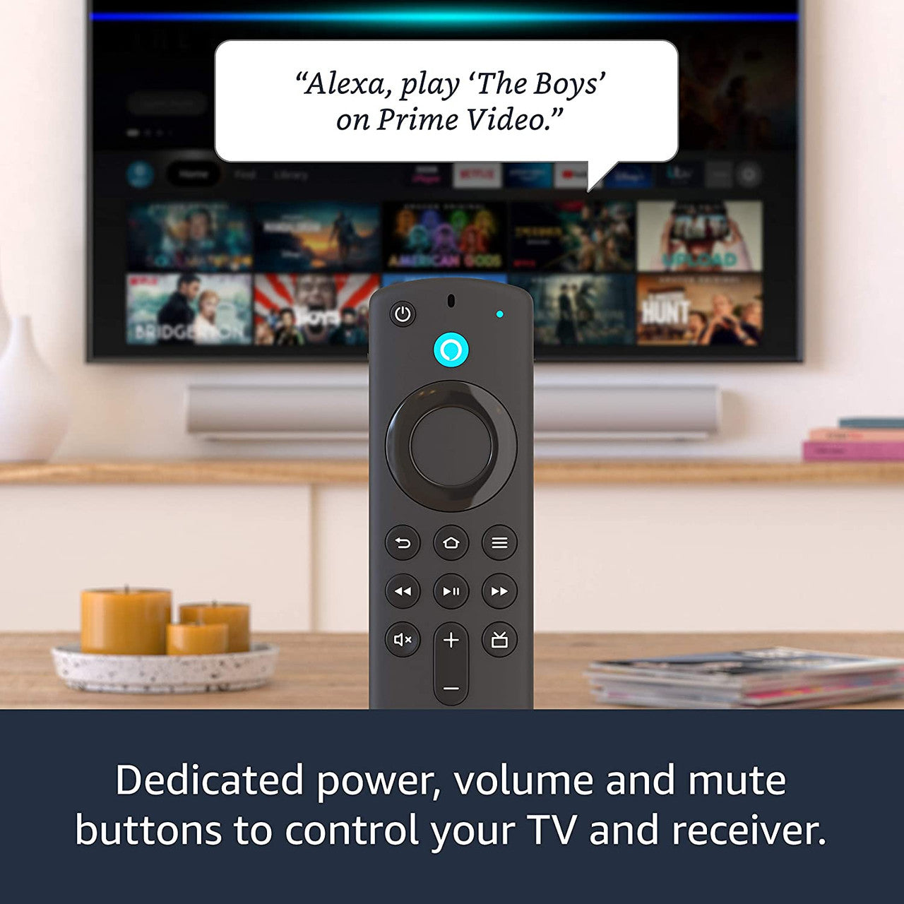 Fire TV Stick with Alexa Voice Remote (includes TV controls)