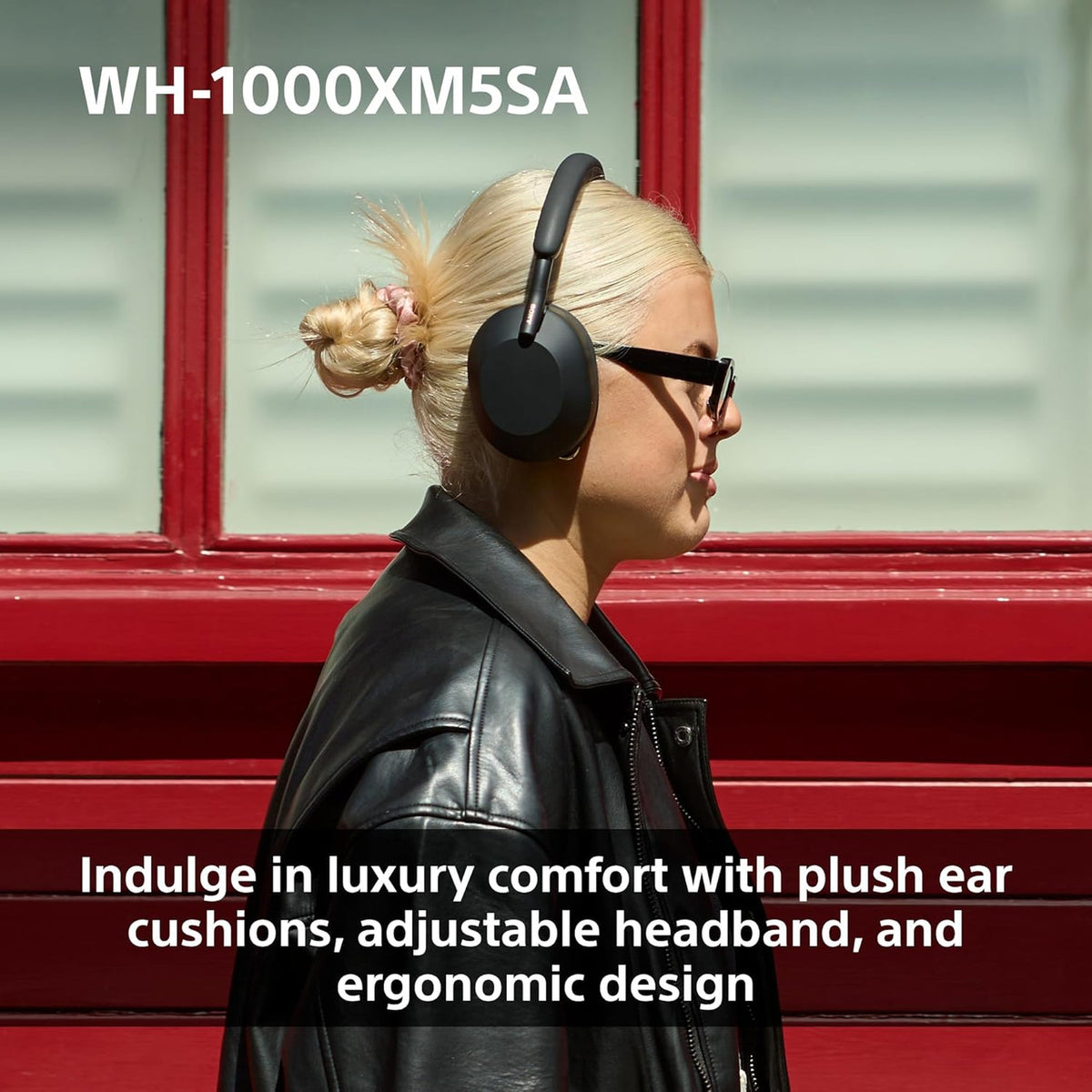 Sony WH-1000XM5SA Special Edition Soft Case Premium Noise Cancelling Wireless Over-Ear Headphones, Bluetooth, Clear Call Quality, Hi-Res Audio, Up to 30hr Battery Life, iOS & Android