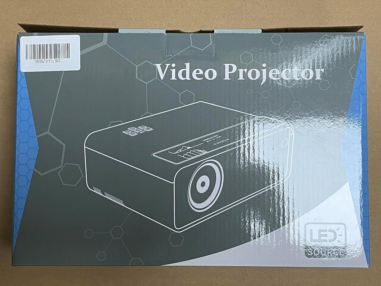 Projector, Cibest WiFi Mini Projector Full HD 1080P, 13000 Lux Portable projector Compatible with iOS/Android/Tablet/PC/TV Stick/USB (Tripod included)