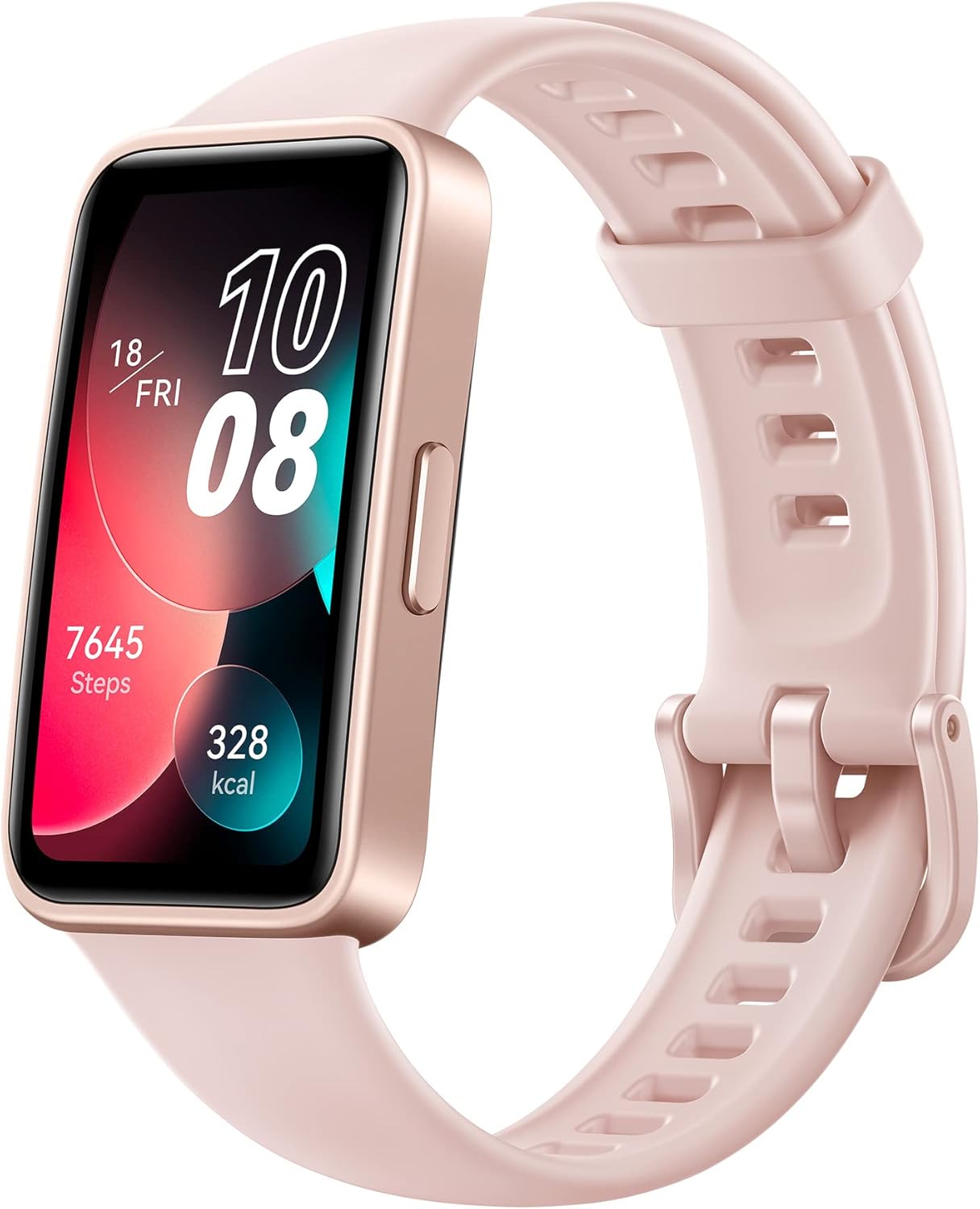 HUAWEI Band 8 Smart Band, Lightweight and Slim, Scientific Sleep Monitoring, Battery up to 2 Weeks, Compatible with Android and iOS, 24/7 Health Monitoring, Black+AP52