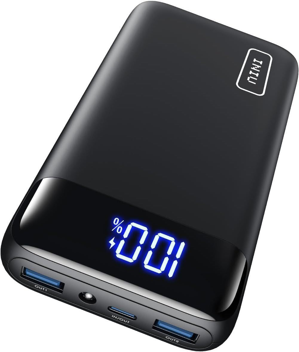 INIU BI-B5 Power Bank, 20000mAh Fast Charging Portable Charger, 22.5W Powerbank with USB C Input & Output, Battery Pack PD3.0 QC4.0 for iPhone 15 14 13 12 11 Pro Max Mini Plus Samsung S22 S21 S20 iPad etc