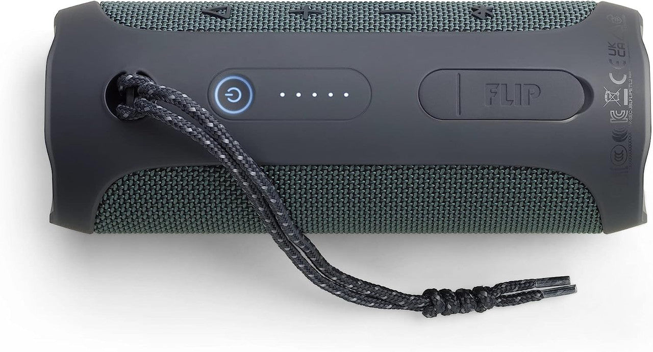 JBL Flip Essential 2 Portable Bluetooth Speaker with Rechargeable Battery, IPX7 Waterproof, 10h Battery Life, Black Color