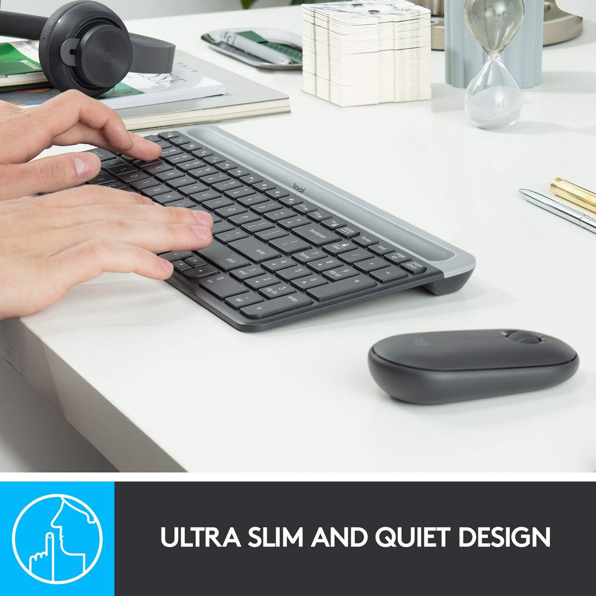 Logitech MK470 Slim Wireless Keyboard & Mouse Comb