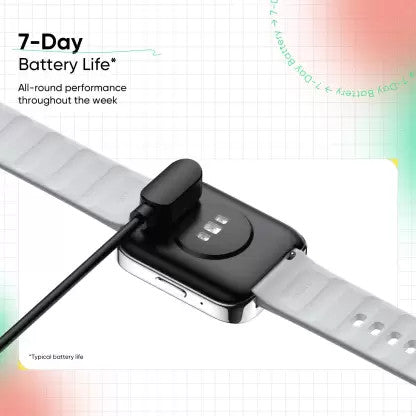 Realme Watch 3, Big dsplay of 1.8’’,  7 days battery, 110 sport modalities, Bluetooth Call without interruption, Black, One Size